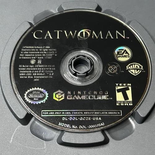 Catwoman (Nintendo GameCube, 2004) Disc Only