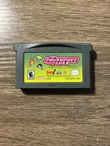 Powerpuff Girls Him and Seek GBA 2002 Game Boy Advance Game ONLY Tested—Works