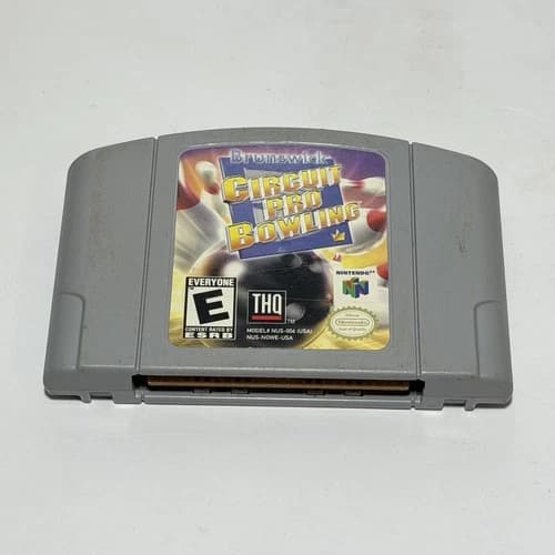 Brunswick Circuit Pro Bowling (Nintendo 64, 1999) N64 Authentic