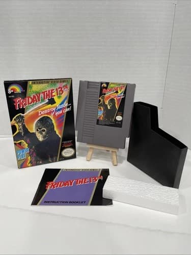 Friday The 13th Nintendo NES Complete In Box Oval SOQ Horror Jason NEW (Other)