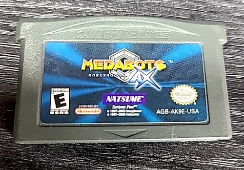 Medabots Ax: Rokusho Version Blue - Nintendo Game Boy Advance GBA AUTHENTIC 🛡️