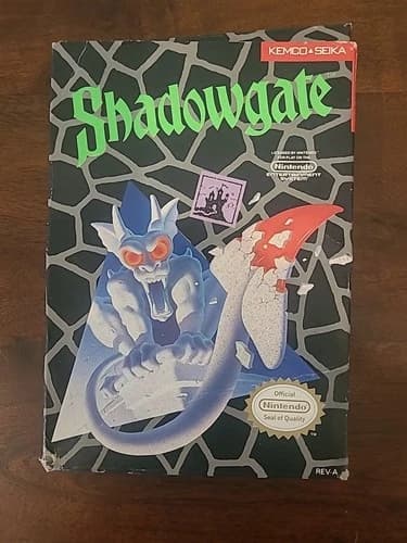 Shadowgate NES KEMCO SEIKA 1989 CIB