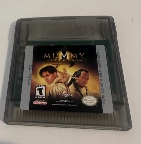 The Mummy Returns (Game Boy Color) Cartridge Tested; FREE SHIP US