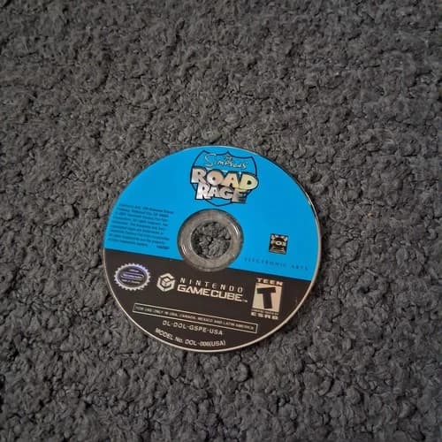 The Simpsons Road Rage Nintendo GameCube Game Disc only Tested & Working