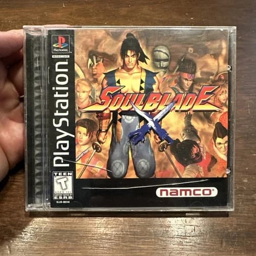 Soul Blade (Sony PlayStation 1 PS1) Black Label - Complete - Tested - Authentic