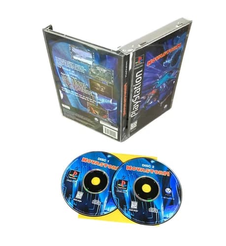 Sony PlayStation 1 PS1 CIB COMPLETE TESTED Novastorm Long Box