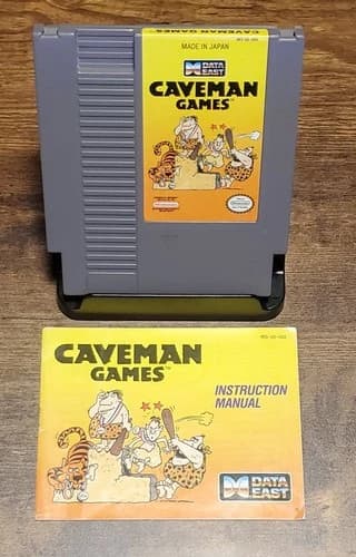 Caveman Games (Nintendo NES, 1990) Tested - Retro Gaming
