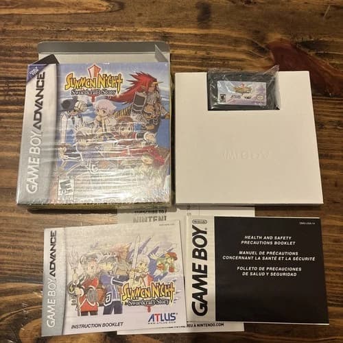 Summon Night: Swordcraft Story (Nintendo Game Boy Advance GBA, 2006) - CIB