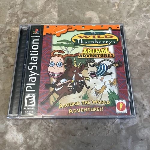 The Wild Thornberrys Animal Adventures PS1 PlayStation 1 - Complete CIB