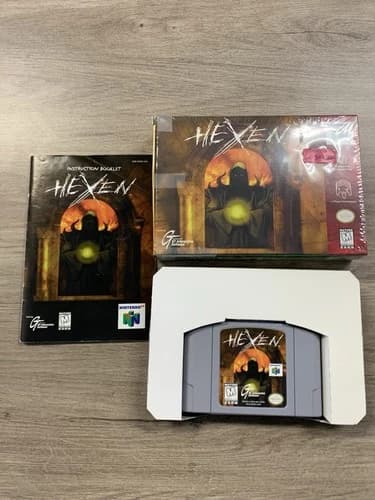 Hexen (Nintendo 64, 1997) CIB TESTED C