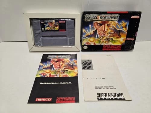 Metal Marines Super Nintendo SNES Complete in Box CIB