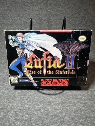 Lufia II: Rise of the Sinistrals Super Nintendo Entertainment System SNES CIB 11
