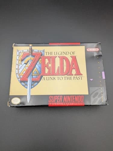 The Legend of Zelda A Link to the Past SNES CIB Complete Map Inserts Tested Auth