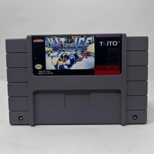 🔴 Hit The Ice (Super Nintendo SNES) Cartridge Only
