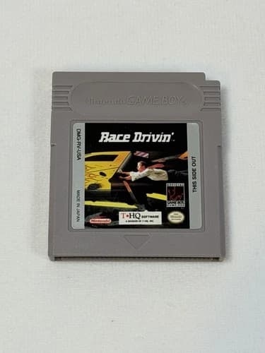 Race Drivin’ - Nintendo Game Boy - Authentic - Cleaned, Tested, Working - Minty!