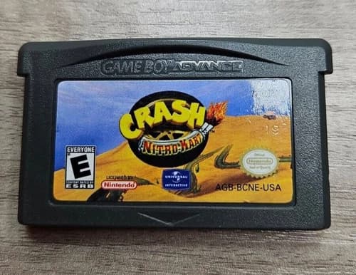 Crash Nitro Kart Gameboy Advance Authentic T24