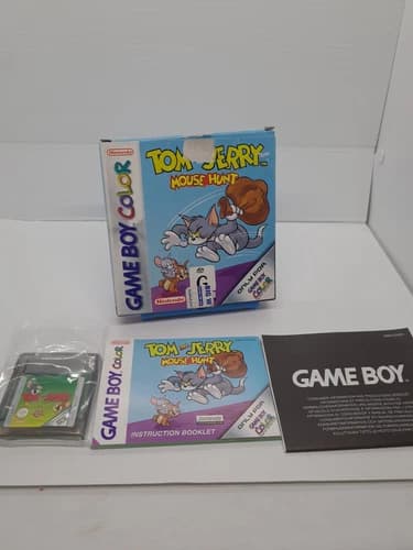 Tom and Jerry: Mouse Hunt nintendo gameBoy Color cib complete In Box Like New
