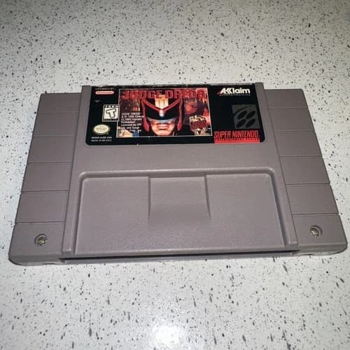 Judge Dredd SNES Super Nintendo Cartridge Only Tested Working Authentic OEM