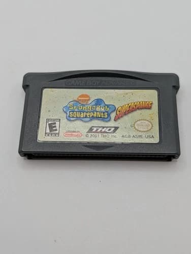 SpongeBob SquarePants SuperSponge Nintendo Game Boy GBA - Authentic Tested