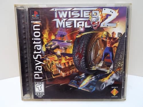 PLAYSTATION 1 - PS1 - ''TWISTED METAL 2'' VIDEO GAME