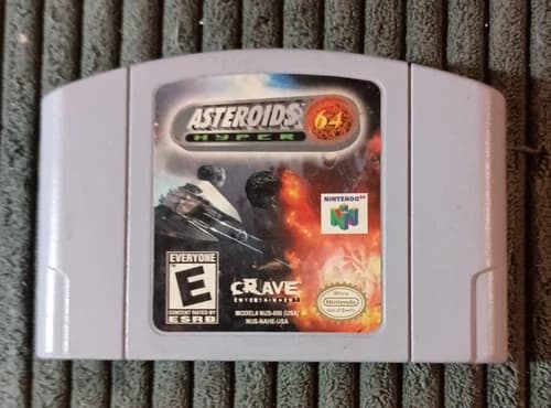 Asteroids Hyper 64 (Nintendo 64) N64 Cartridge only TESTED
