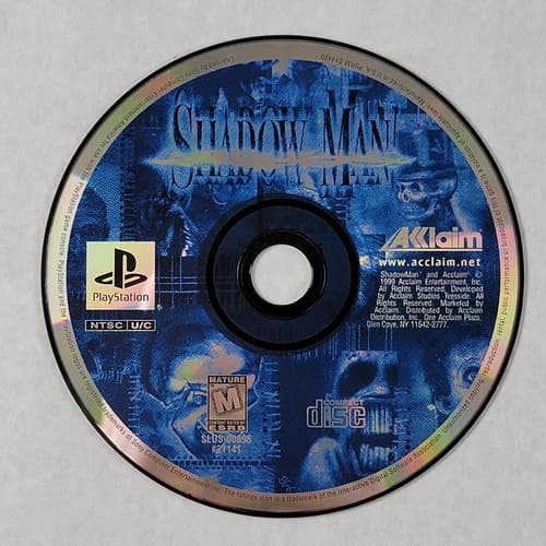 Shadow Man - Loose Sony PS1 Playstation 1 Disc