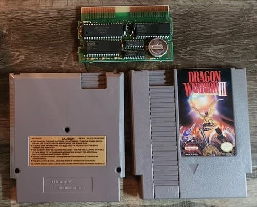 Nintendo NES Dragon Warrior III 3 Authentic Tested!
