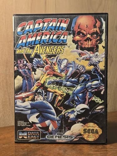 Captain America And The Avengers Sega Genesis CIB, BOX, CART, MANUAL!