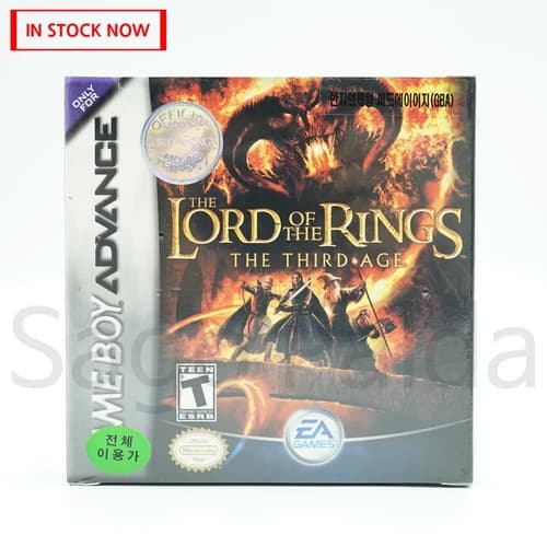 Nintendo Game Boy Advance (GBA) The Lord of the Rings: The Third Age