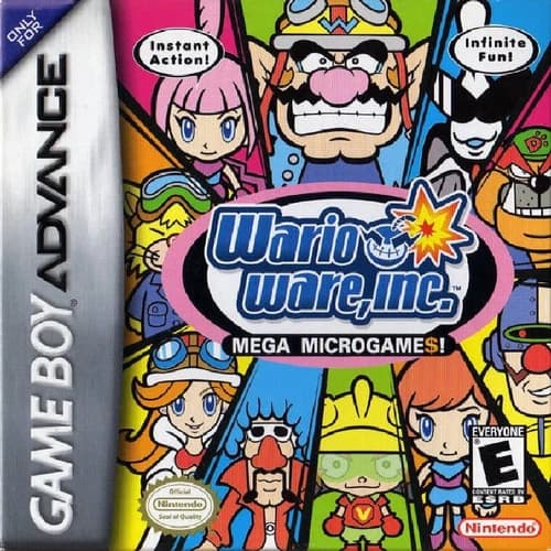 WarioWare Inc Mega Microgame$! GBA Video Game Gameboy Advance 2003