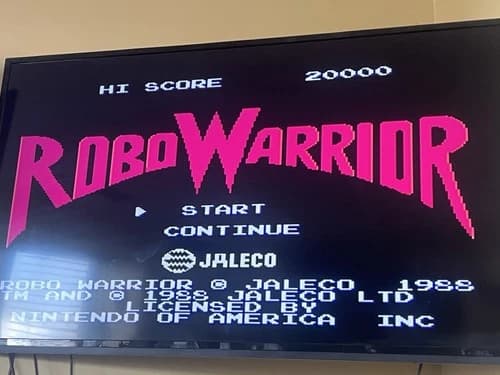 RoboWarrior (Nintendo Entertainment System, 1988) — ROBO WARRIOR for NES