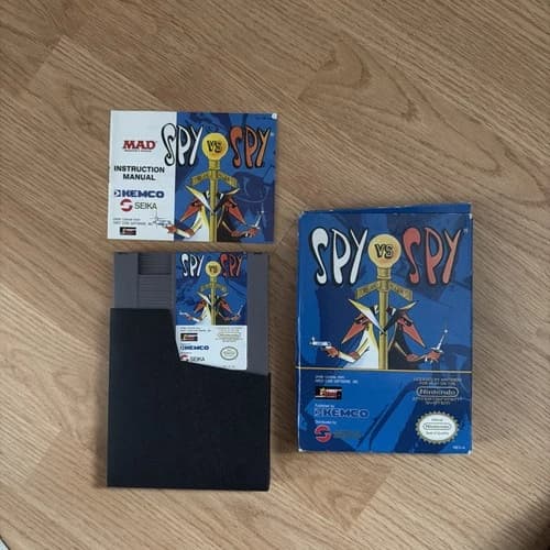 [NES] Spy vs. Spy - Complete in Box (CIB) with Manual - Authentic - Tested