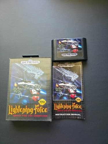 Lightening Force: Quest for the Darkstar (Sega Genesis, 1992) CIB