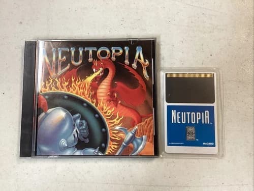 Neutopia (TurboGrafx-16, 1990) CIB Manual Tested