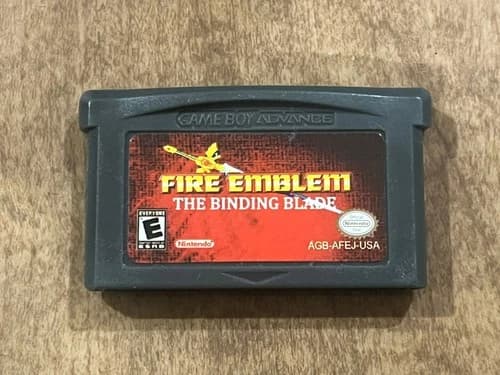 Fire Emblem The Binding Blade Game Boy Gameboy Advance Nintendo GBA Cartridge