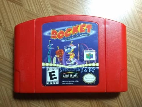 Rocket: Robot on Wheels Nintendo N64 Cartridge Tested Authentic