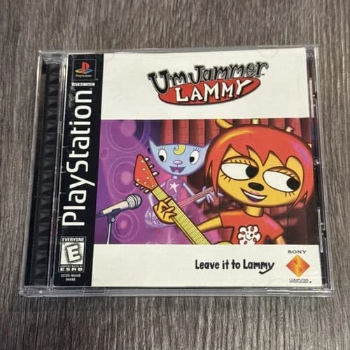 Um Jammer Lammy PS1 Rhythm Game PSX Sony PlayStation 1 Complete