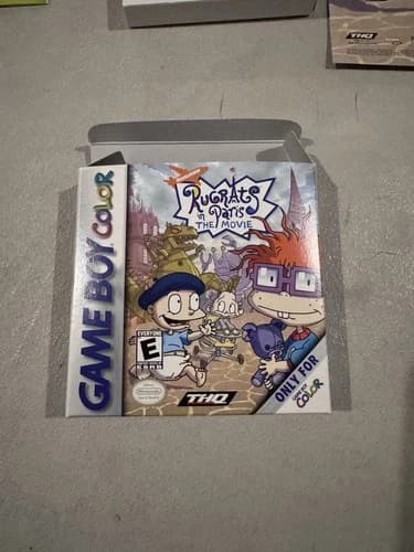 Rugrats in Paris: The Movie (Nintendo Game Boy Color, 2000) GBC Complete CIB