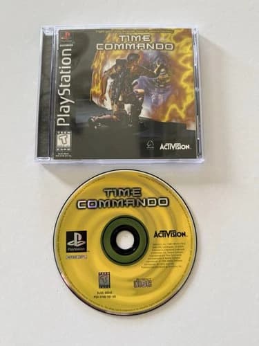 Time Commando (Sony PlayStation 1 PS1, 1996) Complete CIB