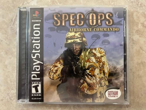Spec Ops: Airborne Commando - Sony PlayStation 1 2002 - PS1 Complete in Box CIB