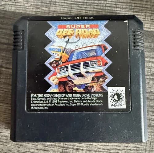 Super Off Road (Sega Genesis, 1994) SEGA Authentic, Tested & Works