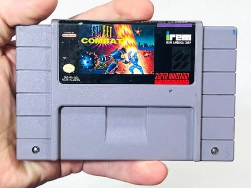 Street Combat - Authentic Super Nintendo Game SNES - Tested