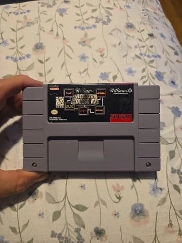 1996 SNES Williams Arcade's Greatest Hits Super Nintendo Cartridge *ONLY* Tested
