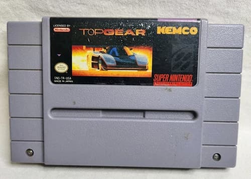 Top Gear (Super Nintendo Entertainment System, 1992) SNES Game Only TESTED