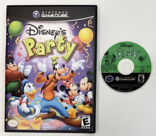 Disney's Party (Nintendo GameCube, Wii, 2003) FREE SHIPPING!
