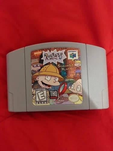 Rugrats: Scavenger Hunt (Nintendo 64, 1999) N64 Authentic Cartridge Only