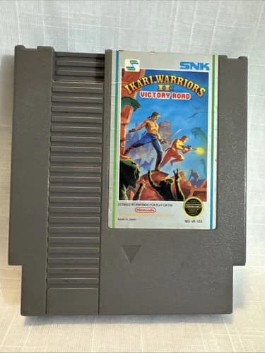 Ikari Warriors II Victory Road Nintendo NES Game Cartridge - TESTED