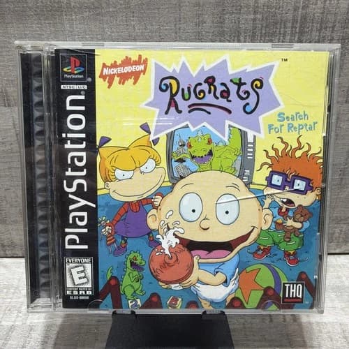 Rugrats: Search for Reptar Playstation 1 PS1 Complete CIB w/ Survey Card Tested