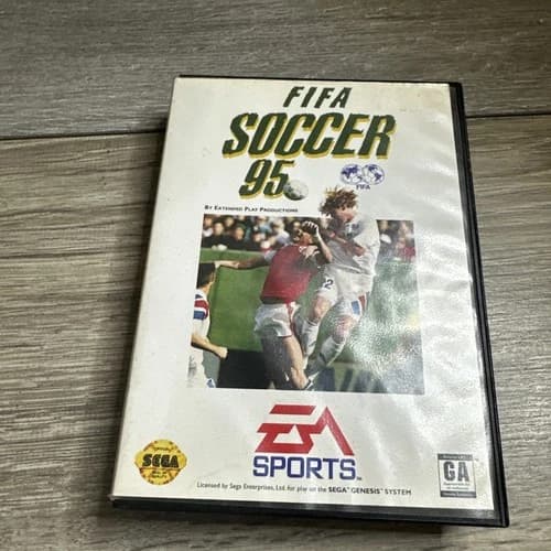 Fifa Soccer 95- Sega Genesis Game and Case Manual Cib