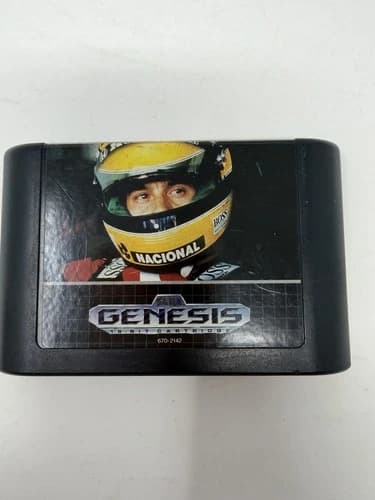 SEGA GENESIS - AYRTON SENNA'S SUPER MONACO GP II (1992) - Game Cartridge ONLY